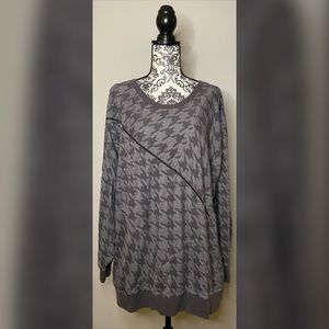 Ashley Stewart Zipper detail sweatshirt